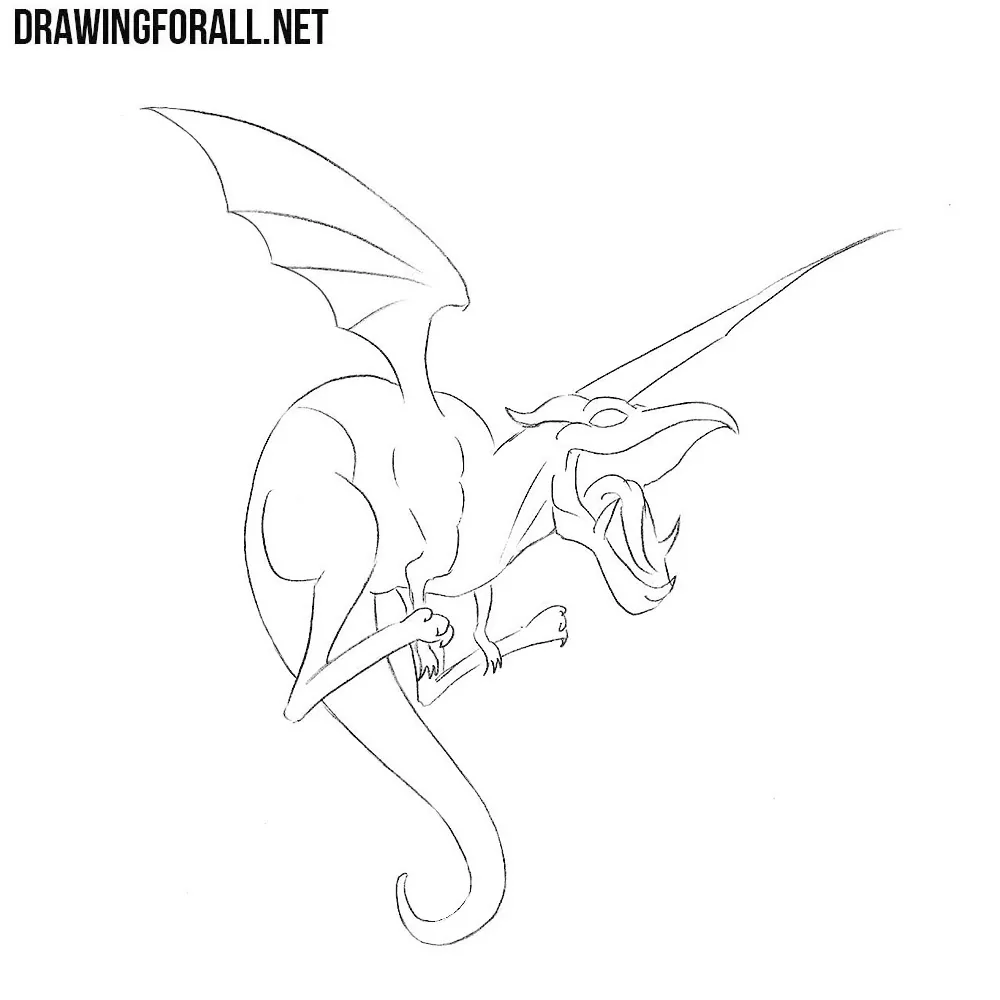 How to Draw Lockheed from Marvel