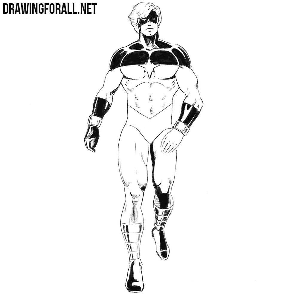 How to draw Mar Vell