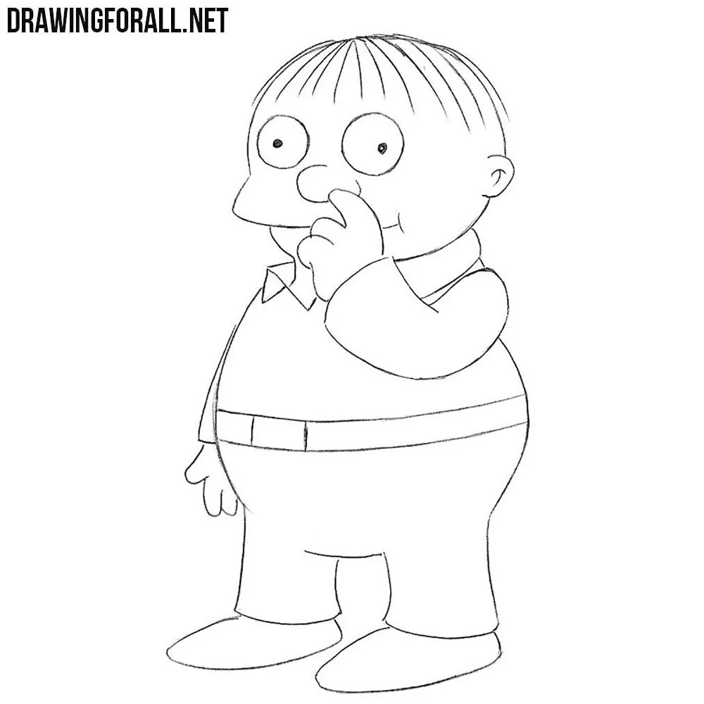 How to draw Ralph Wiggum
