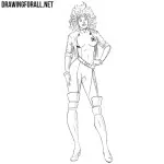 How to Draw Rogue from Marvel
