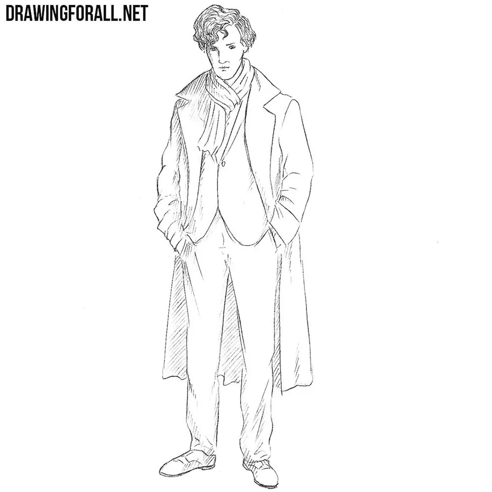 How to Draw Sherlock Holmes