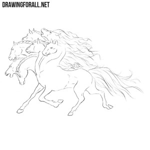 How to draw Uchchaihshravas