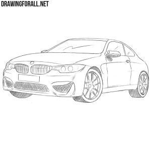 How to draw a BMW M4