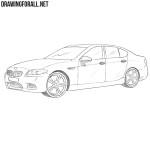 How to Draw a BMW M5