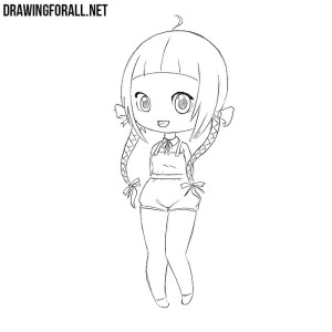 How to draw a Beautiful Chibi Girl