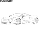 How to Draw a McLaren 720s