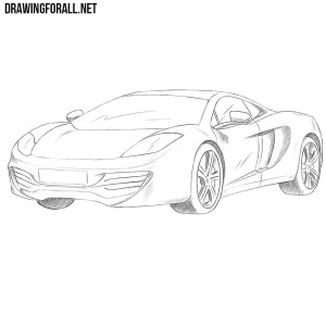 How to draw a McLaren mp4