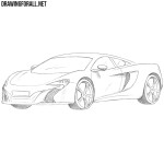 How to Draw a Mclaren 650s