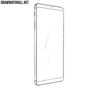 How to draw a Oneplus 5t