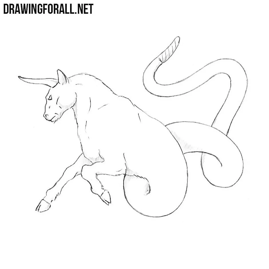 How to Draw an Ophiotaurus