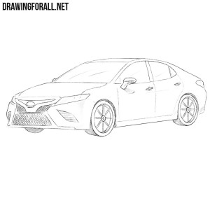 How to draw a Toyota