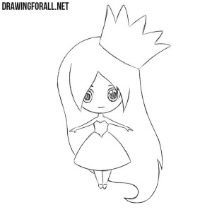 How to draw a chibi Princess