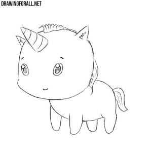 How to Draw a Chibi Unicorn