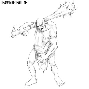 How to draw a fantasy monster