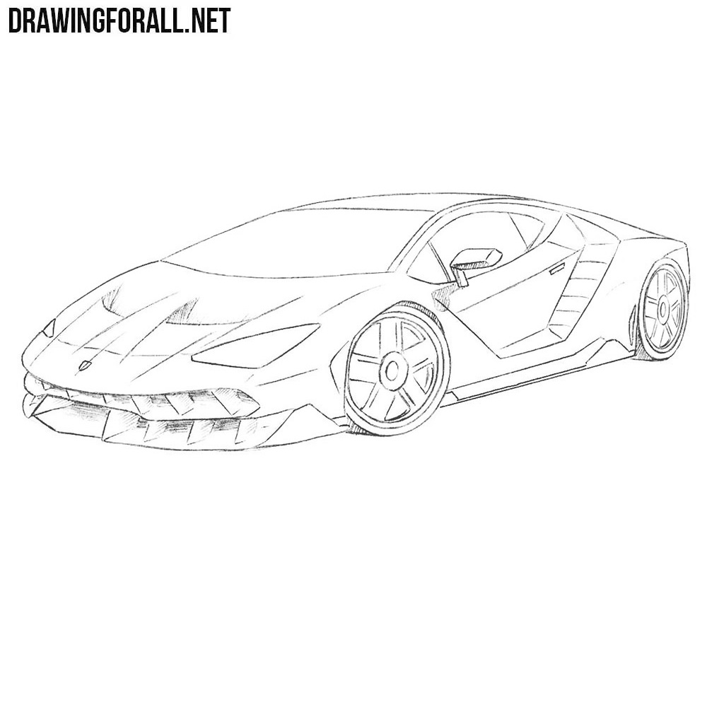 How to Draw a Race Car Step by Step
