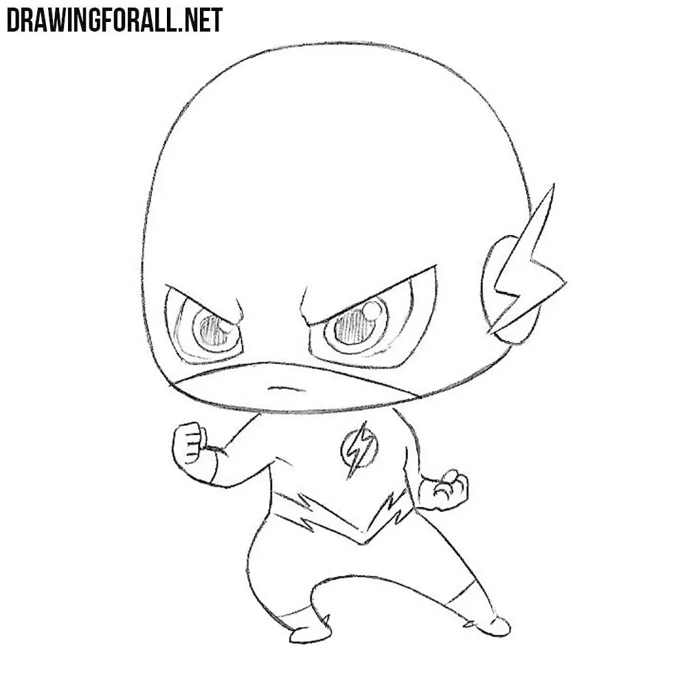 How to Draw Chibi Flash