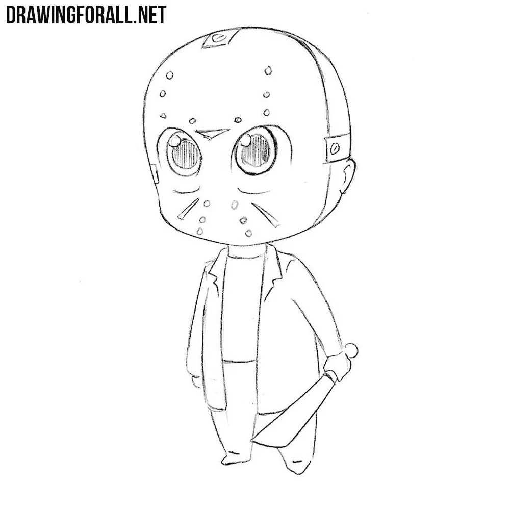 How to Draw Chibi Jason Voorhees
