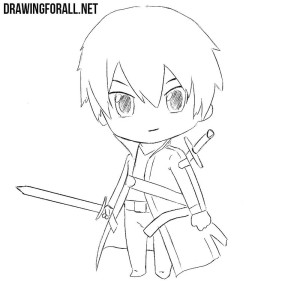 How to draw chibi Kirito