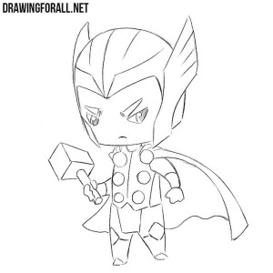 How to Draw Chibi Thor