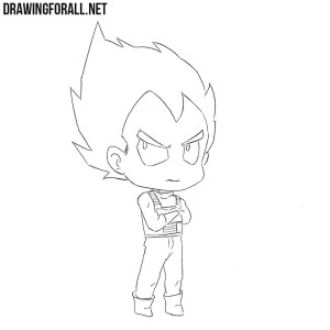 How to Draw Chibi Vegeta