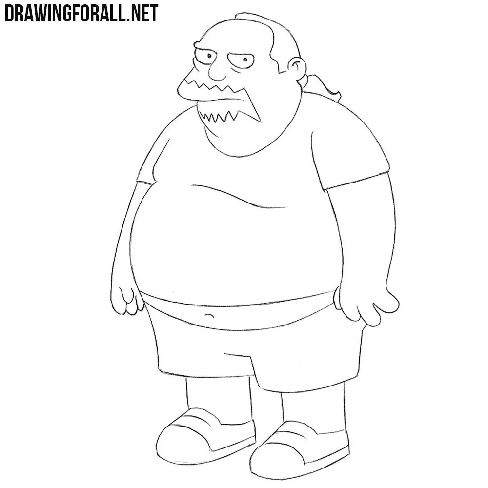 How to Draw Comic Book Guy