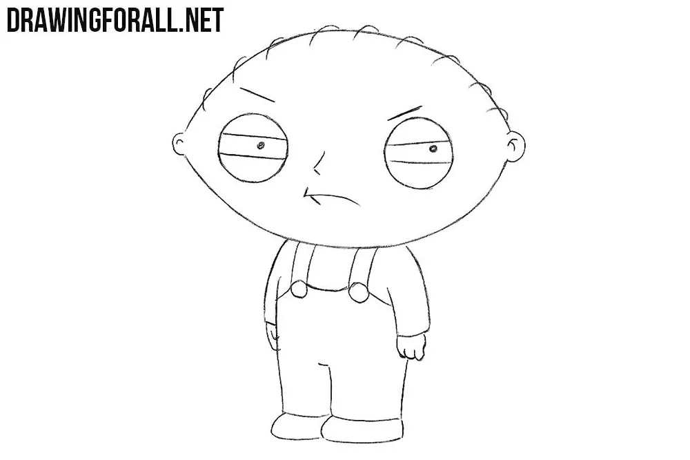 How to draw Stewie Griffin