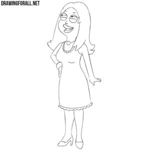 How to draw Francine Smith