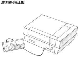 How to draw a Nintendo Entertainment System