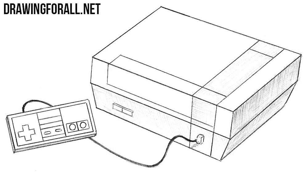 How to draw a Nintendo Entertainment System