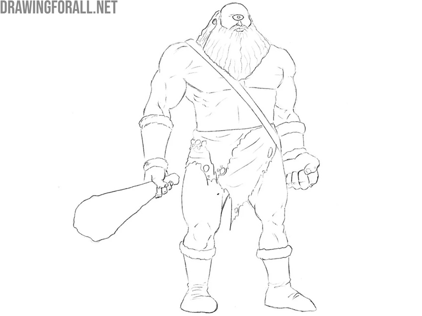 Detail the Greek character‘s clothes