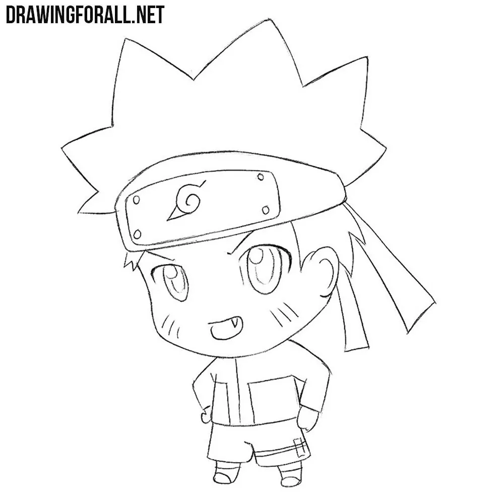 How to Draw Chibi Naruto