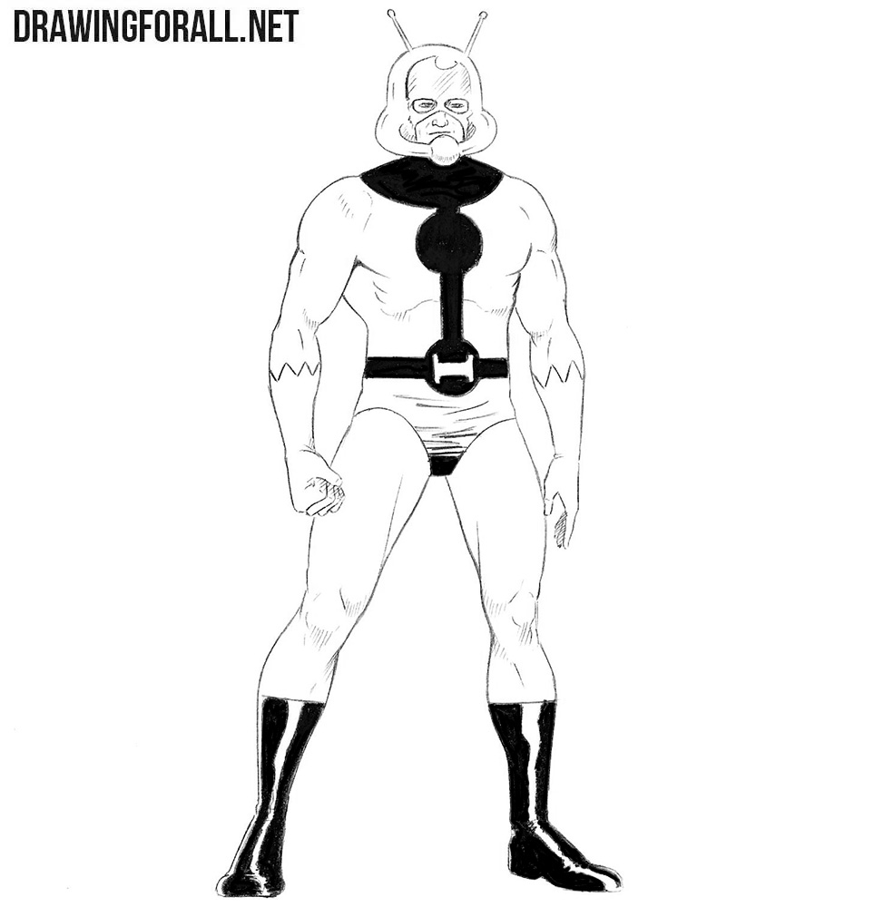 How to draw Ant-Man
