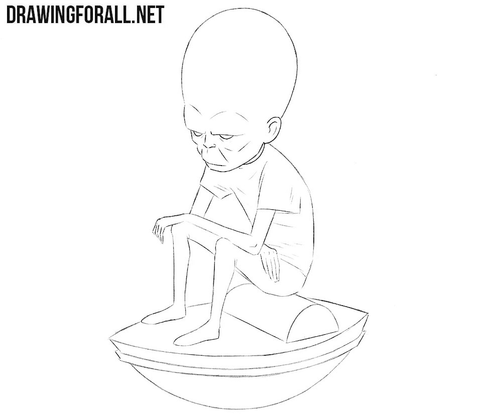 How to draw The Mekon