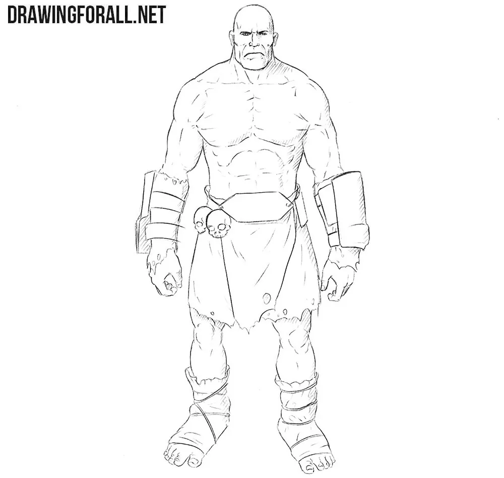 How to draw a Super Mutant