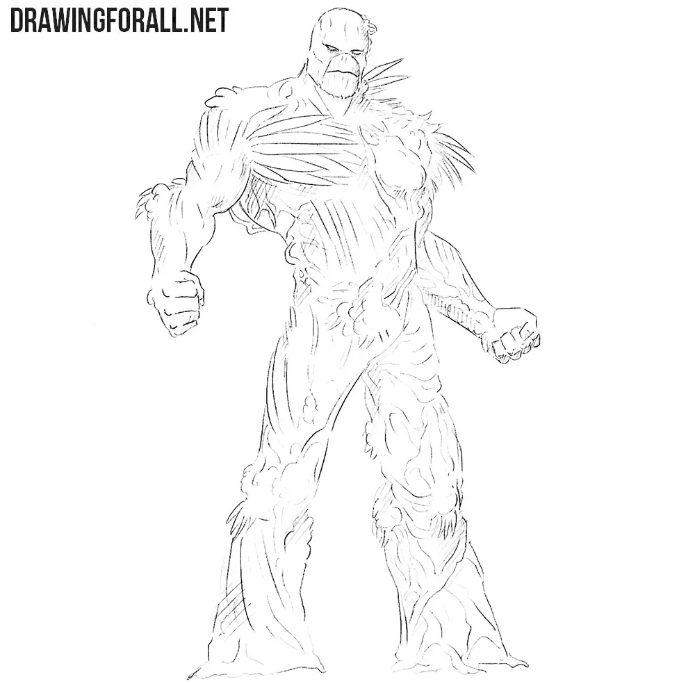 The Swamp Thing drawing