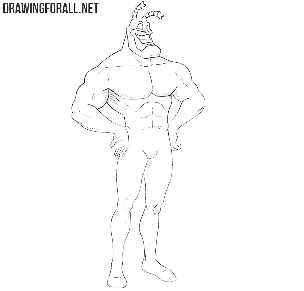 The Tick drawing tutorial