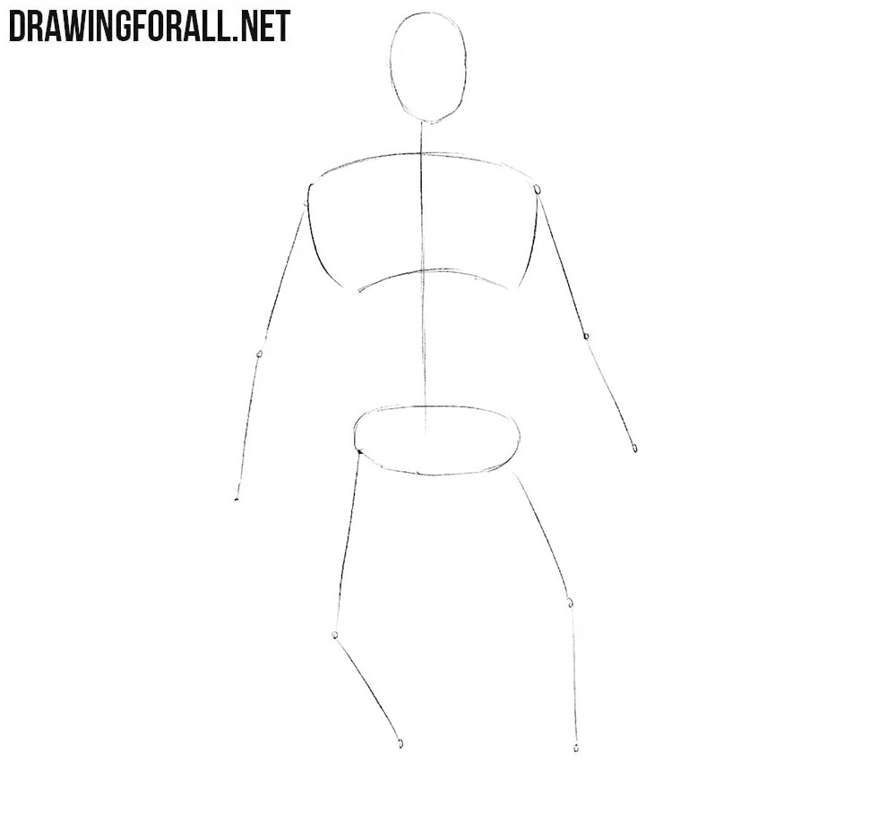 How to draw Hellboy