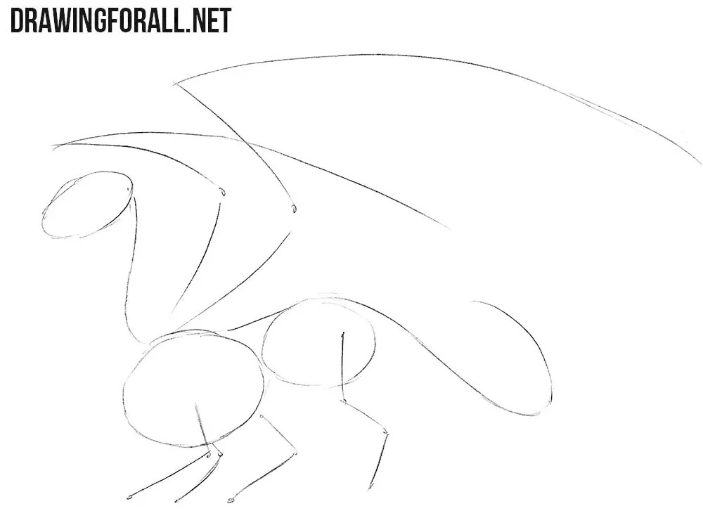 How to draw a dragon easy