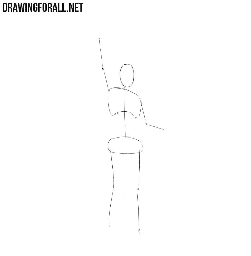 How to draw the Statue of Liberty