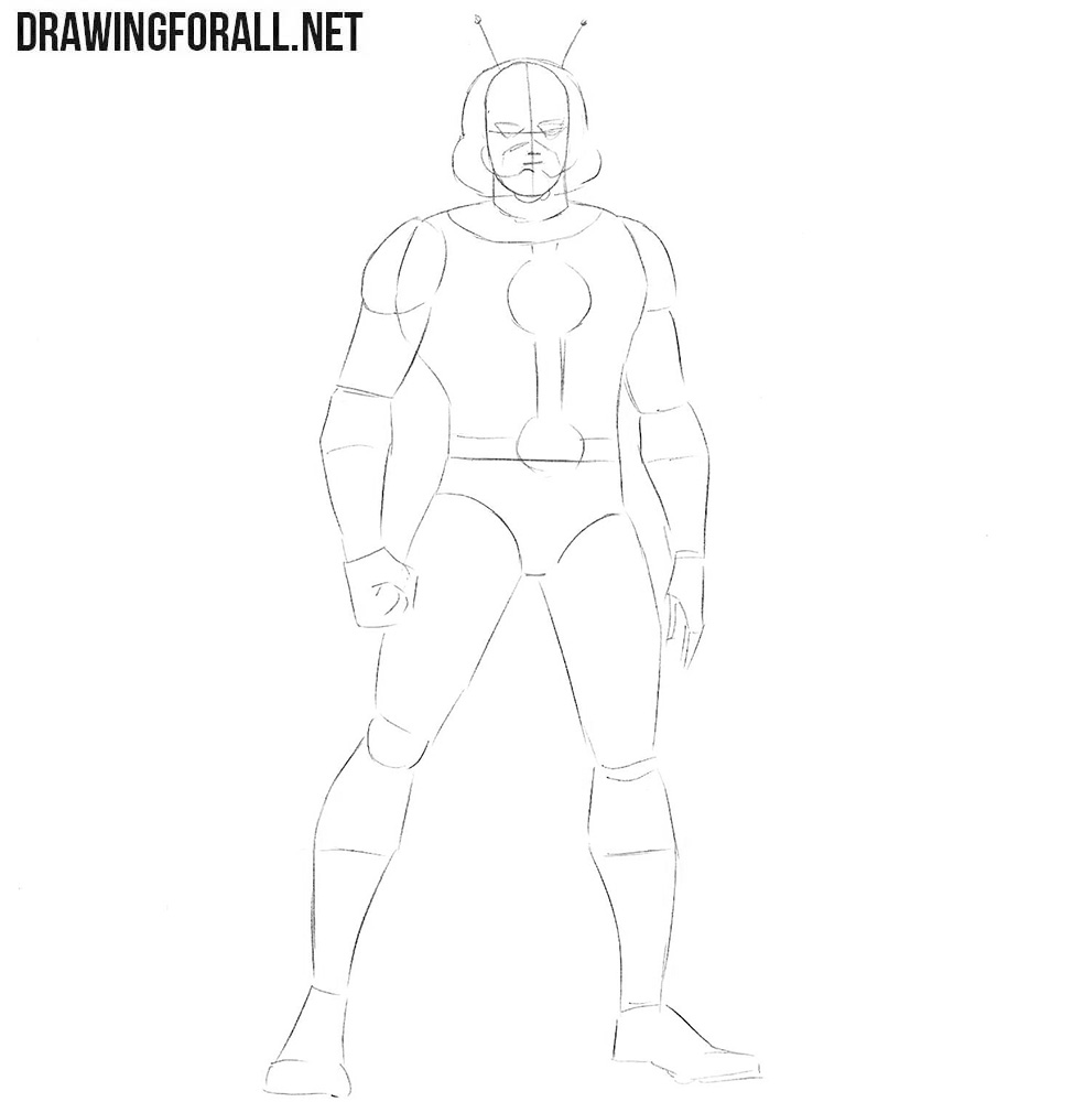 How to draw Ant-Man from comics