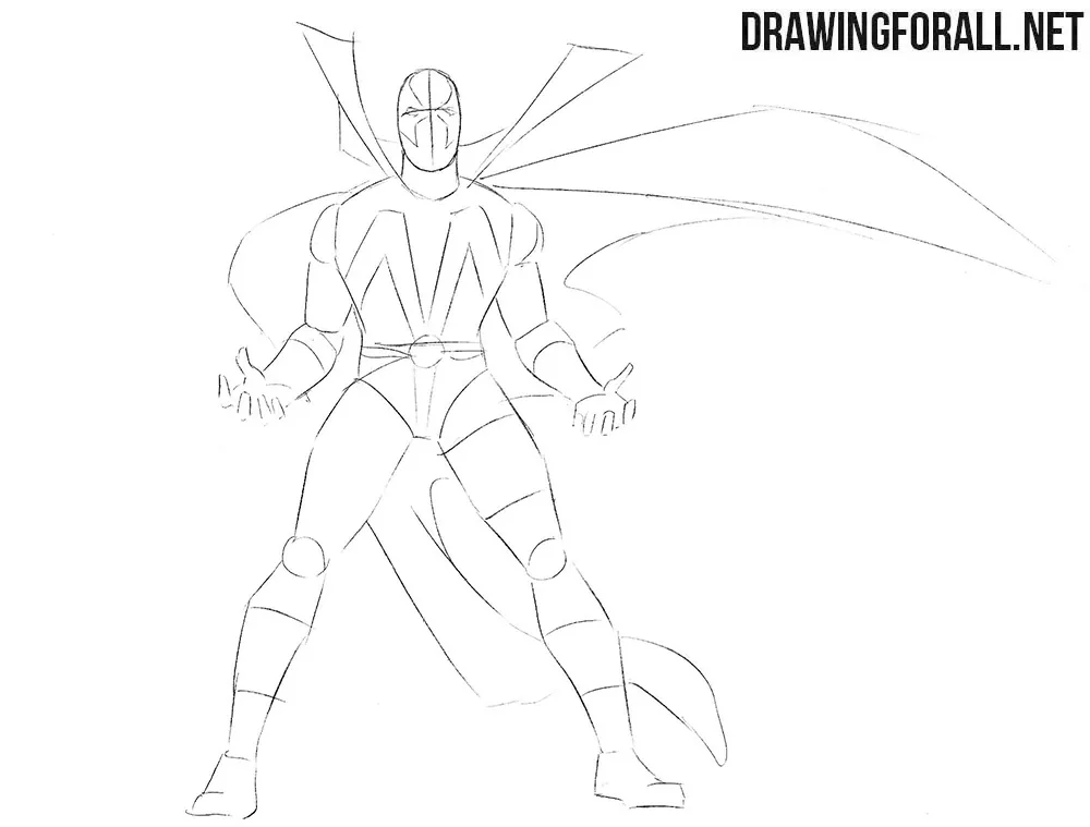 How to draw Spawn from comics