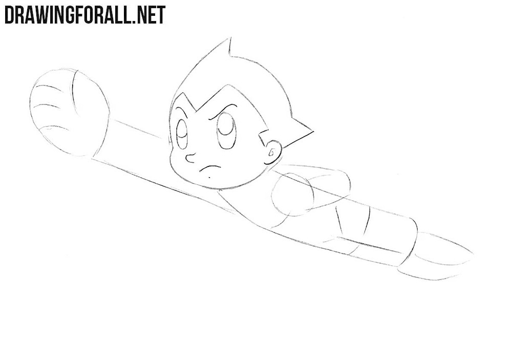 How to sketch Astro Boy