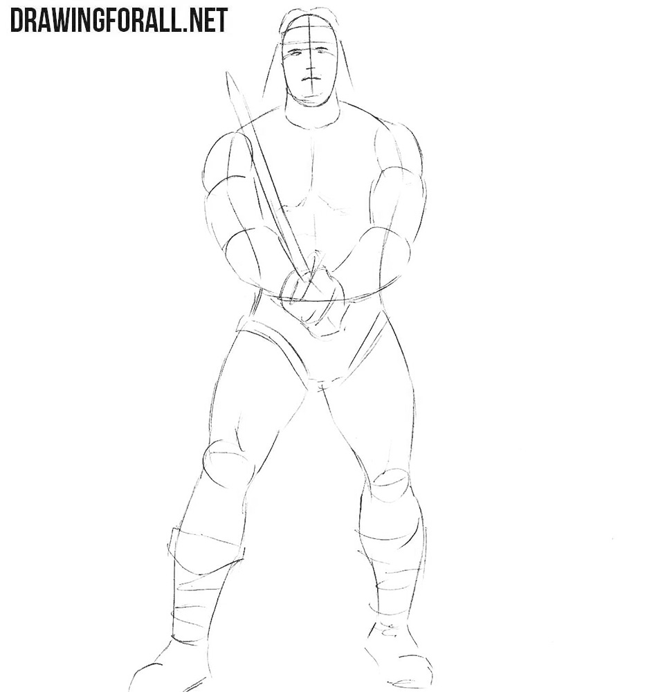 Learn to draw Conan the Barbarian