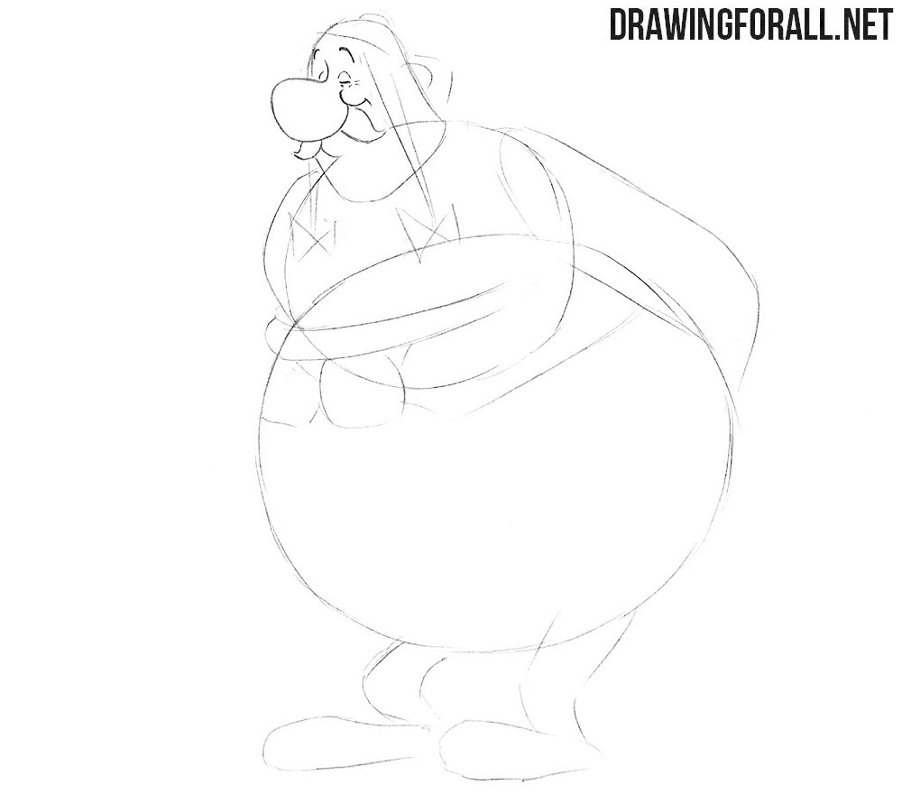Obelix drawing tutorial