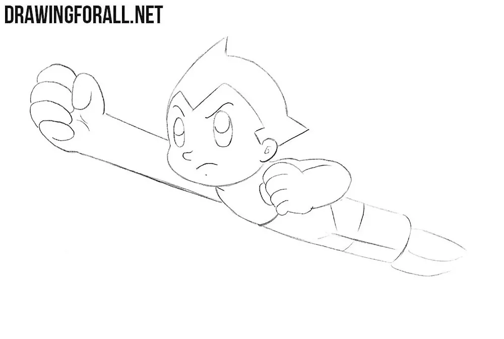 How to draw Astro Boy manga
