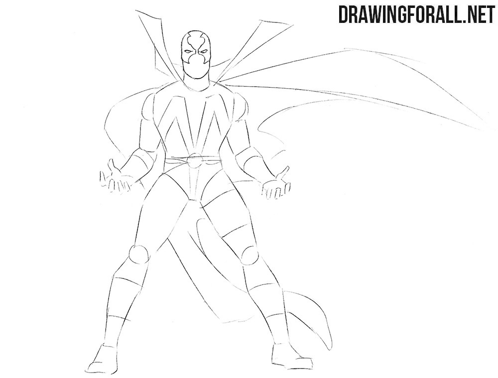 How to draw Spawn from comics
