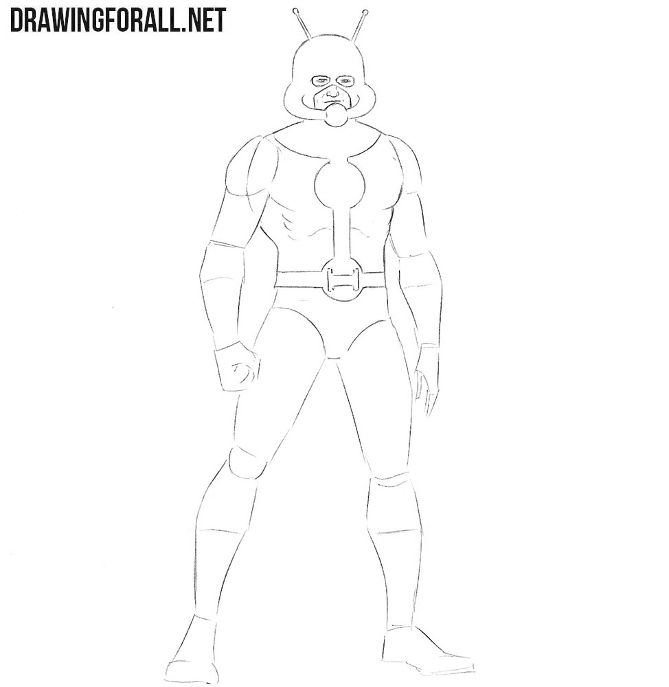 Ant-Man drawing tutorial