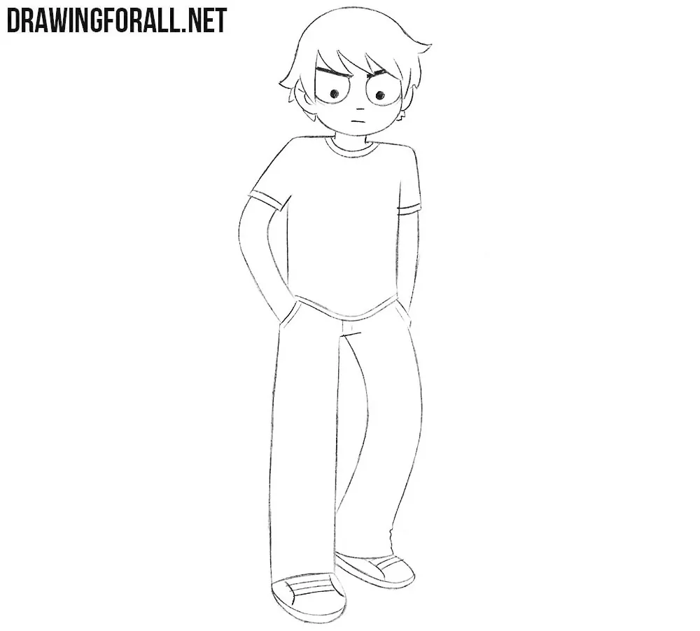 How to draw Scott Pilgrim