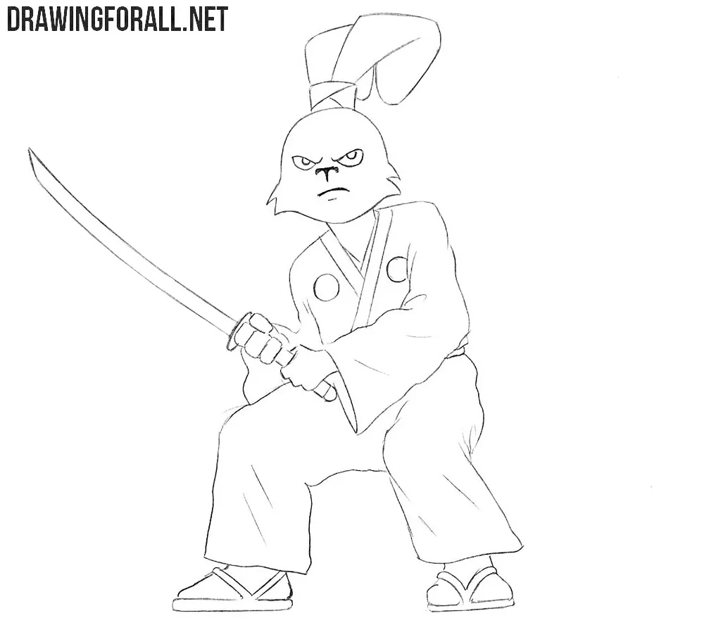 How to draw Usagi Yojimbo