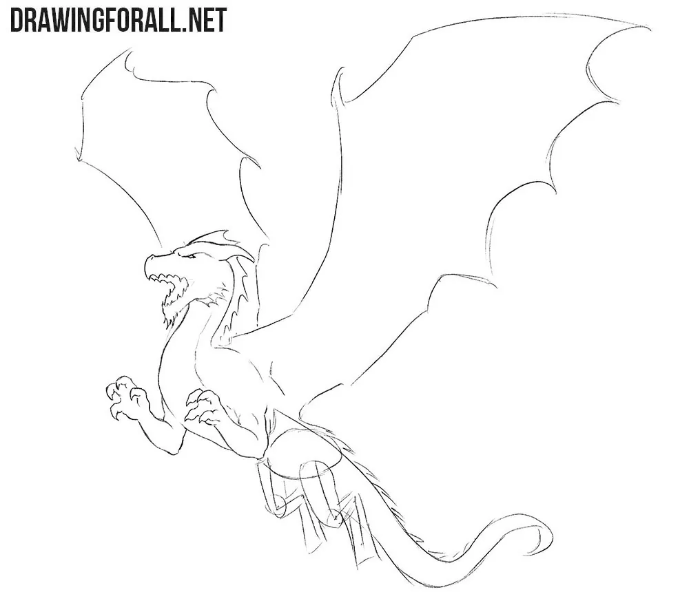 How to draw a dragon for